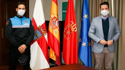 Jos&eacute; Miguel Mart&iacute;nez Mart&iacute;nez en la toma de posesi&oacute;n de su nuevo cargo en Tudela