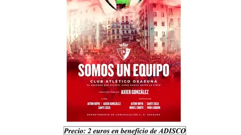 Proyecci&oacute;n en Corella del documental de CA Osasuna &lsquo;Somos un equipo&rsquo;