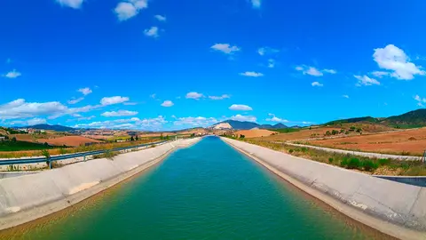 El Canal de Navarra a su paso por Pitillas