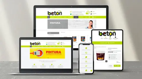 Almacenes Beton web dispositivos