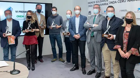 Los galardonados en la VI edici&oacute;n de los Premios Solidarios Onda Cero