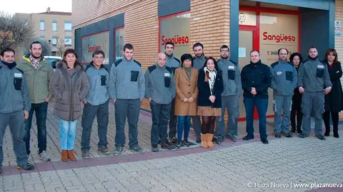 Equipo y colaboradores de Asistencia T&eacute;cnica Sang&uuml;esa