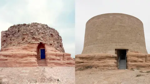 El Castillo de Ablitas antes y despu&eacute;s de la reforma