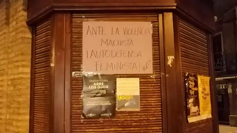 Carteles feministas en Tudela de Ribera Insumisa 3