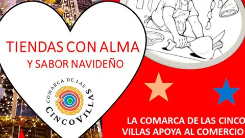 Cartel promocional de la campa&ntilde;a Tiendas con alma y sabor navide&ntilde;o (portada)