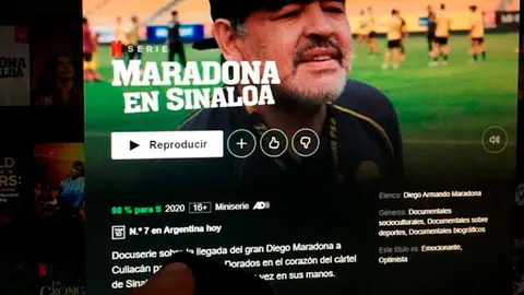 Maradona en Sinaloa puede verse en Netflix