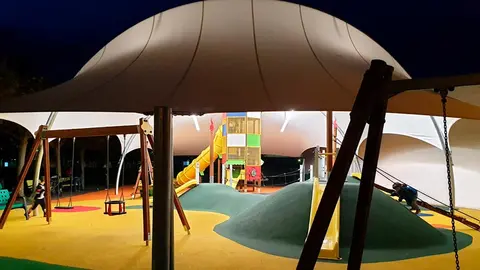 Se ha tomado como referencia el parque de San Juan en Pamplona