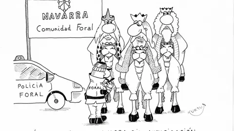 Reyes Magos en la frontera