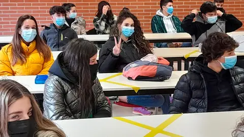 Alumnado del IES Valle del Ebro