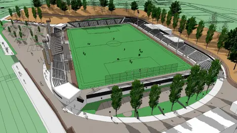 Reforma integral del estadio Ciudad de Tudela 2