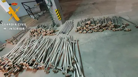 Los sistemas de riego sustraidos estaban valorados en 4.000&euro;