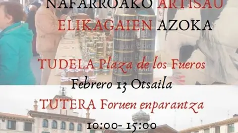 Feria de alimentos artesanos de Navarra en Tudela