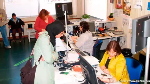 Foto de archivo de la oficina del SAC del Barrio de Lourdes en Tudela