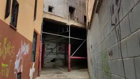 Estado actual del edificio de la Juder&iacute;a situado en la calle R&uacute;a Alta de B&eacute;cquer 2