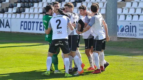 Gol del empate del CD Tudelano