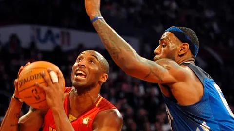 Kobe Bryant y LeBron James