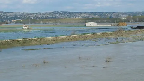 Inundaciones en el Ebro