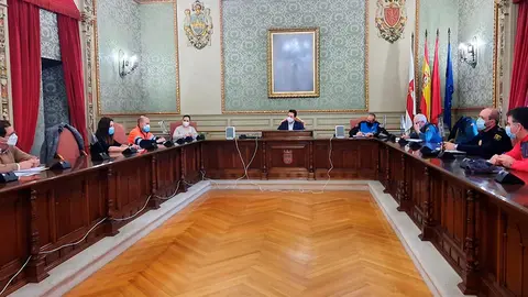 Reuni&oacute;n de coordinaci&oacute;n convocada el pasado s&aacute;bado 27 de febrero por el alcalde Toquero