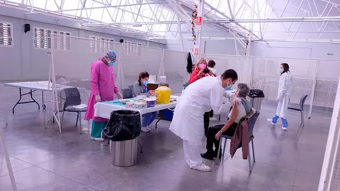Vacunaciones en el Recinto Ferial de Tarazona 1