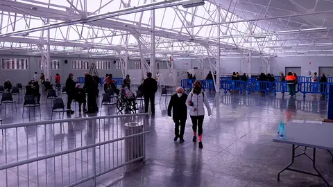 Vacunaciones en el Recinto Ferial de Tarazona 2