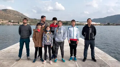 Los siete deportistas del club se supieron desenvolver magn&iacute;ficamente en el r&iacute;o