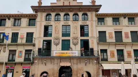 Celebraci&oacute;n en Tudela del D&iacute;a Mundial de la Poes&iacute;a el pasado domingo 21 de marzo