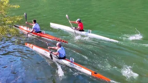 El Campeonato Navarro de Invierno re&uacute;ne a palistas desde cadete hasta veterano sobre una distancia de 5.000 metros