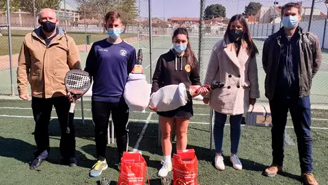 Campeones 1&ordf; categor&iacute;a del Campeonato Ribera Parejas Mixtas 2021 - Trofeo Ternera De Navarra Eroski City
