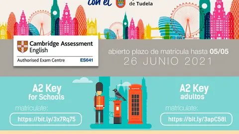 Convocatoria anual en Tudela de ex&aacute;menes de Certificaci&oacute;n de Cambridge Assessment English