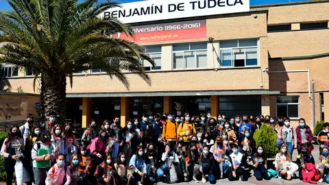 Alumnos del IES Benjam&iacute;n de Tudela que participaron en el XXX&nbsp;Certamen de Premios a la Creaci&oacute;n 2021