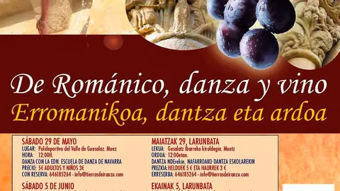 De rom&aacute;nico danza y vino en Tierras de Iranzu