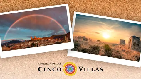&lsquo;Atardecer en el Castillo de Sora&rsquo; y &lsquo;Villa de Uncastillo bajo el arco&iacute;ris&rsquo; han sido las im&aacute;genes ganadoras del cuarto concurso de fotograf&iacute;a comarcal en la categor&iacute;a del jurado profesional