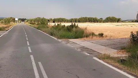Estado actual de la carretera de Cortes