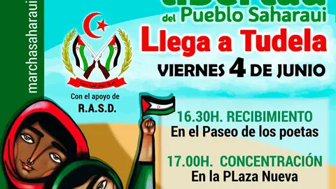 Marcha en Tudela por la Libertad del Pueblo Saharaui