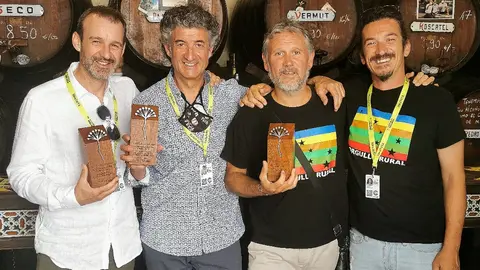 Los galardonados navarros compartieron los honores en el acto