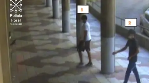 Momento en el que los implicados van a acceder al portal