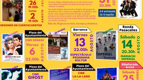 Agenda verano 2021 en Ribaforada