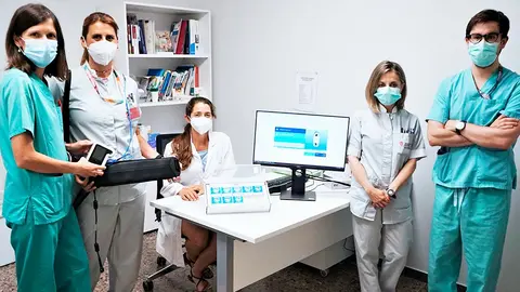 Ana Campillo, Cristina Garbayo, Helena Le&oacute;n, Conchi P&eacute;rez y Diego Martinez Acitores