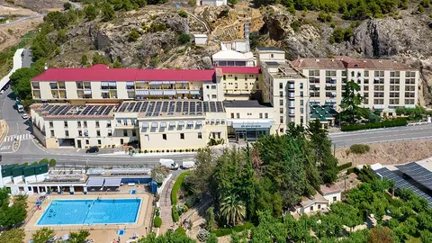 Vista a&eacute;rea del Balneario de Fitero