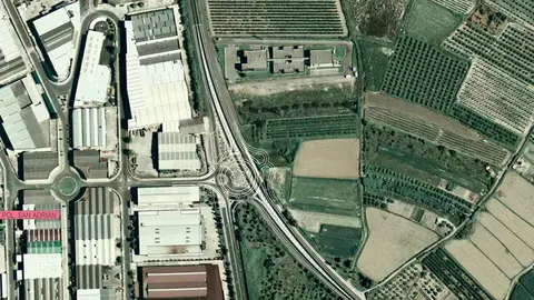 Dise&ntilde;o de la nueva rotonda de San Adri&aacute;n para conectar la carretera NA 134 Eje del Ebro, el pol&iacute;gono industrial y el casco urbano de la localidad