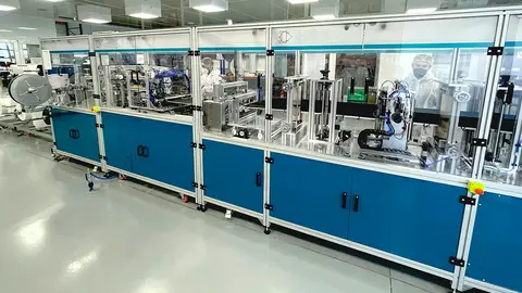 M&aacute;quina de fabricaci&oacute;n de mascarillas FFP2 de Inmasc