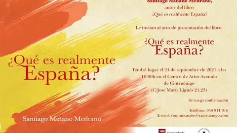 Presentaci&oacute;n en Cintru&eacute;nigo del libro &lsquo;&iquest;Qu&eacute; es realmente Espa&ntilde;a?&rsquo;