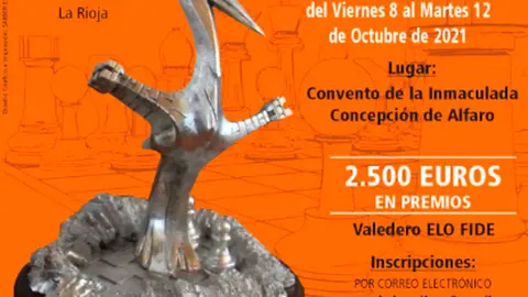 X Open Internacional de Ajedrez &lsquo;Ciudad de Alfaro&rsquo; Trofeo Cig&uuml;e&ntilde;a de Plata