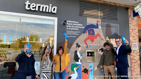 Inauguraci&oacute;n fuente Termia 4