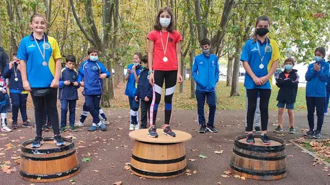 El resultado m&aacute;s rese&ntilde;able del club fue el obtenido por Judith Reviriego en categor&iacute;a benjam&iacute;n k1 donde lider&oacute; la prueba entrando en primer lugar a meta
