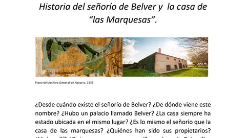 Conferencia en Cabanillas &lsquo;Historia del se&ntilde;or&iacute;o de Belver y la casa de las Marquesas&rsquo;
