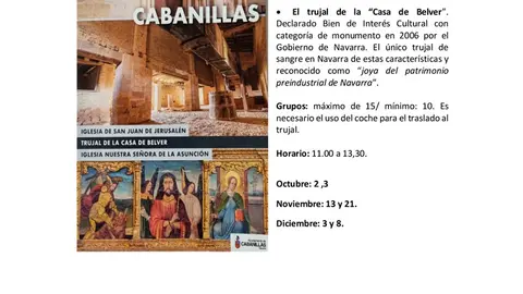 Visitas guiadas gratuitas en Cabanillas