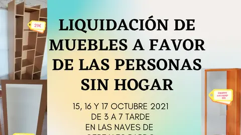 Liquidaci&oacute;n de muebles en Tudela para ayudar a las personas sin hogar
