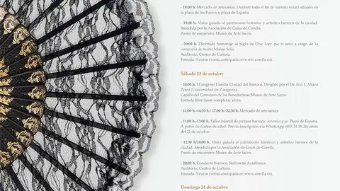 XVI Jornadas Barrocas 2021 en Corella