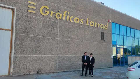 Abel Larrad y Mar&iacute;a Conde